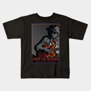 JOHN LEE HOOKER BLUES SINGER SONGWRITER GUITARIST Kids T-Shirt